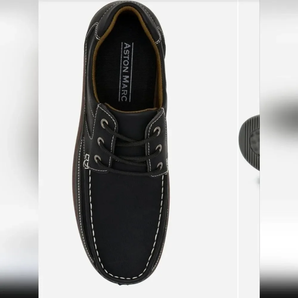 Classic Black Boat Shoes for Men